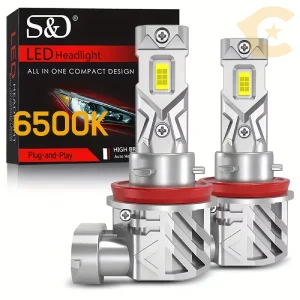 H11 LED Крушки – 2 броя 130W 25000LM Canbus 6500K